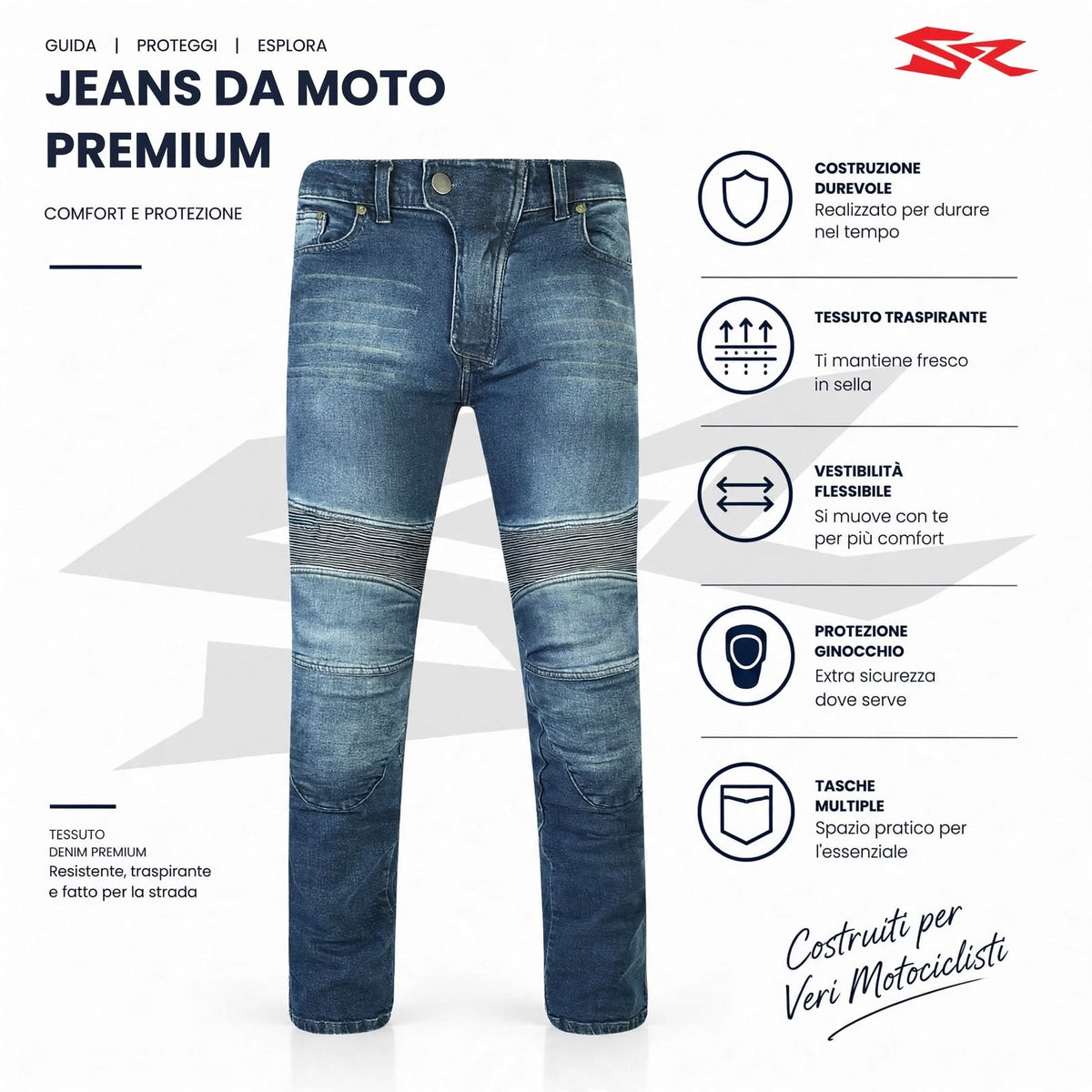 Jeans Da Moto Premium