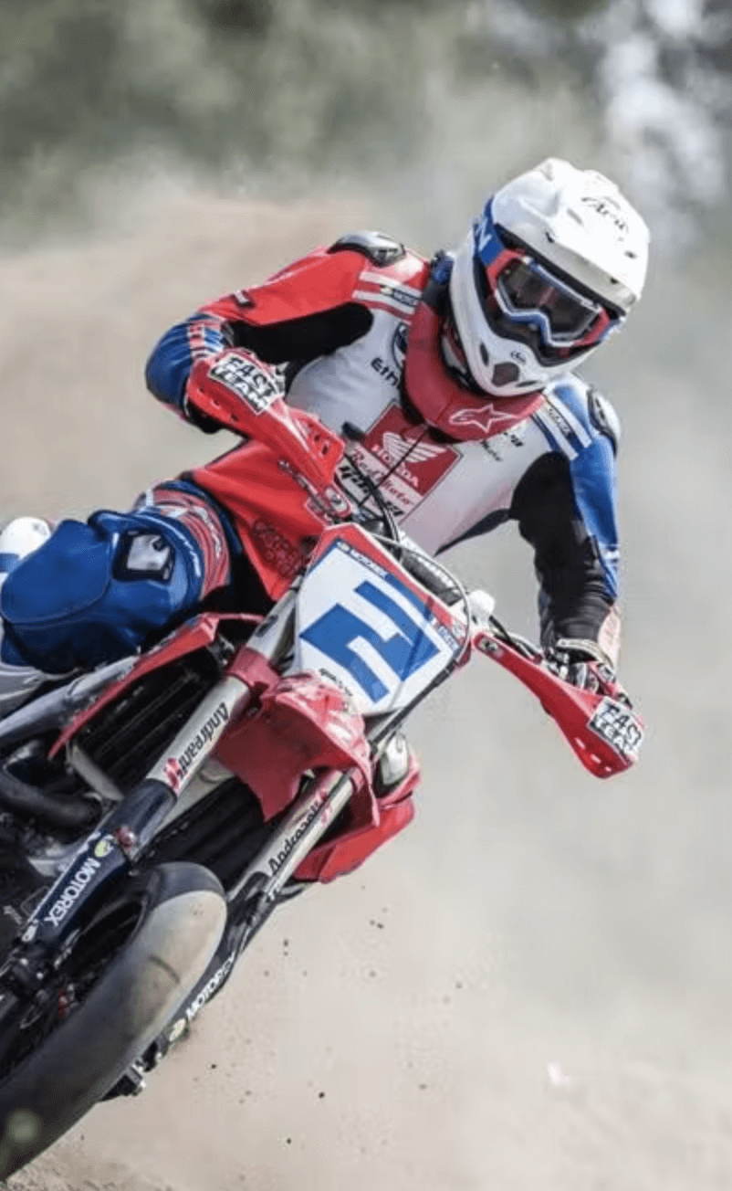 Giovanni Galanti in pista